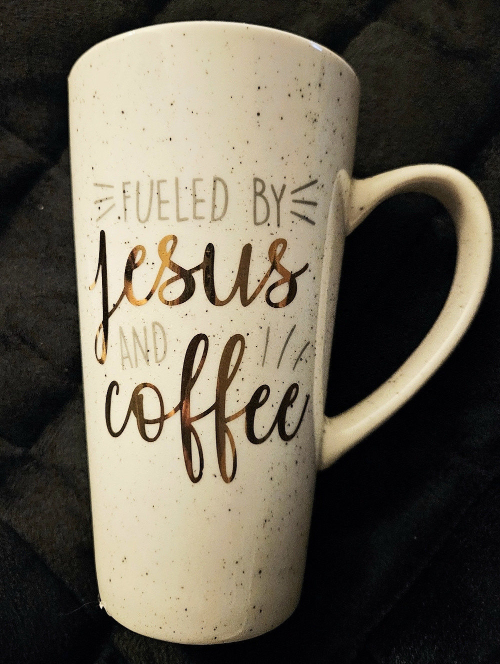 Fueled By Jesus And Coffee Tall Mug